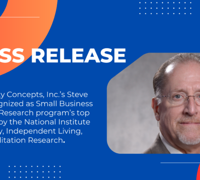 CreateAbility’s Steve Sutter Designated as SBIR Top Researcher by the National Institute on Disability, Independent Living and Rehabilitation Research